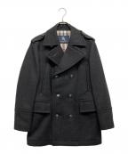 BURBERRY LONDONバーバリーロンドン）の古着「Pコート」｜ブラック