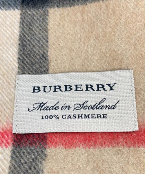 BURBERRY（バーバリー）BURBERRY (バーバリー) カシミヤマフラー ブラウン サイズ:127×20cmの古着・服飾アイテム