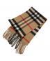 中古・古着 BURBERRY (バーバリー) カシミヤマフラー ブラウン サイズ:127×20cm：10000円