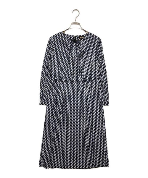 Paul Stuart（ポールスチュアート）Paul Stuart (ポールスチュアート) ブラウスワンピース ブルー サイズ:8の古着・服飾アイテム