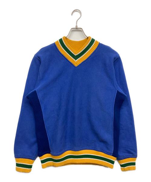 Gem SPORTSWEAR（ジェムスポーツウェア）Gem SPORTSWEAR (ジェムスポーツウェア) ハイネックスウェット ブルー サイズ:LARGEの古着・服飾アイテム