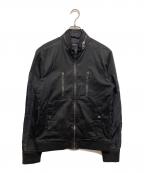 DIESELディーゼル）の古着「ジップアップジャケット」｜ブラック