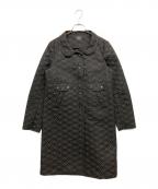 ANYA HINDMARCHアニヤ・ハインドマーチ）の古着「キルティングコート」｜ブラック