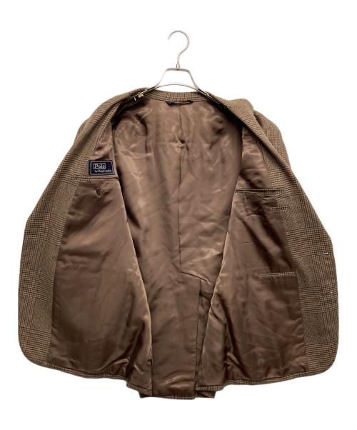 POLO RALPH LAUREN（ポロ・ラルフローレン）POLO RALPH LAUREN (ポロ・ラルフローレン) テーラードジャケット ブラウン サイズ:C98-W88-T180 AB7の古着・服飾アイテム