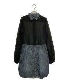 DIESEL（ディーゼル）の古着「ドッキングワンピース」｜ブラック