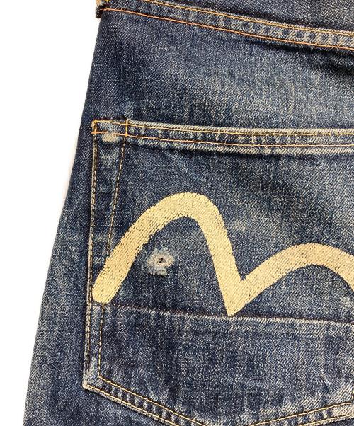 EVISU（エヴィス）EVISU (エヴィス) 2001カモメプリントデニムパンツ インディゴ サイズ:30×85の古着・服飾アイテム