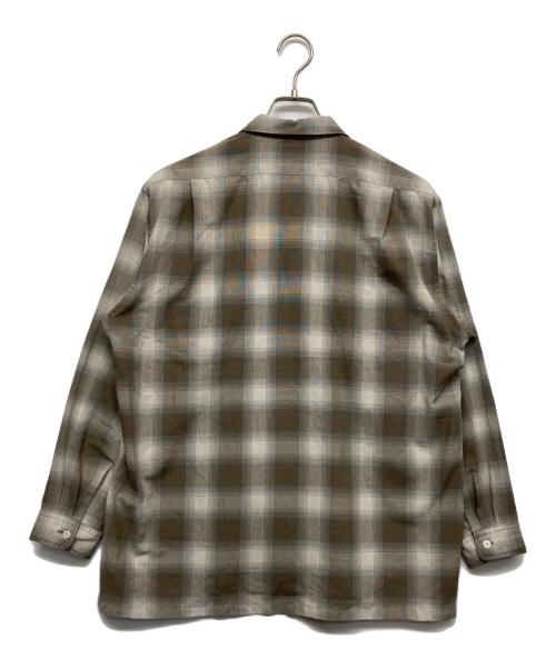 THE NORTH FACE（ザ ノース フェイス）THE NORTH FACE (ザ ノース フェイス) ロングスリーブウーリーチェックシャツ ブラウン サイズ:XSの古着・服飾アイテム