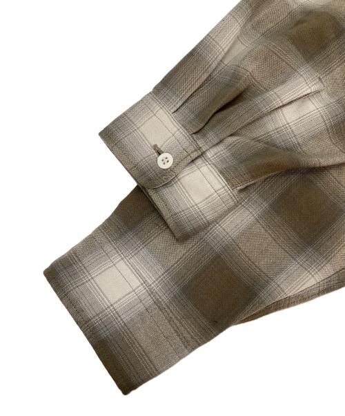 THE NORTH FACE（ザ ノース フェイス）THE NORTH FACE (ザ ノース フェイス) ロングスリーブウーリーチェックシャツ ブラウン サイズ:XSの古着・服飾アイテム