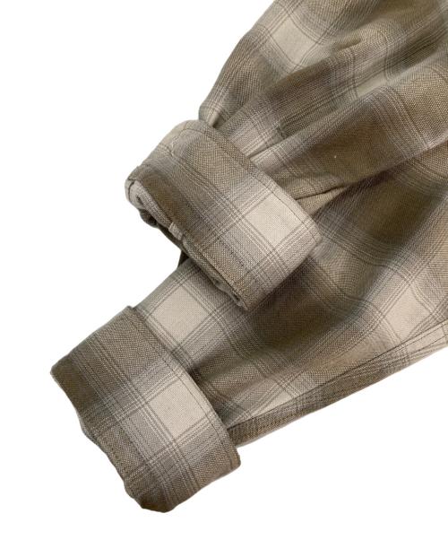 THE NORTH FACE（ザ ノース フェイス）THE NORTH FACE (ザ ノース フェイス) ロングスリーブウーリーチェックシャツ ブラウン サイズ:XSの古着・服飾アイテム