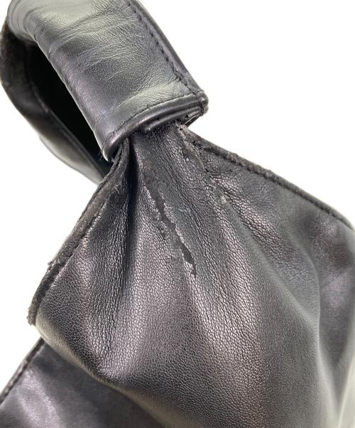 MM6（エムエムシックス）MM6 (エムエムシックス) ジャパニーズクラシック スモールハンドバッグ ブラックの古着・服飾アイテム