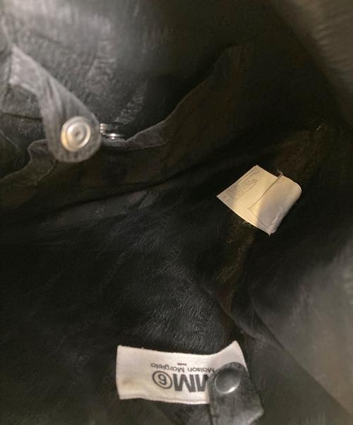 MM6（エムエムシックス）MM6 (エムエムシックス) ジャパニーズクラシック スモールハンドバッグ ブラックの古着・服飾アイテム