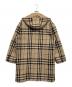 BURBERRY LONDON (バーバリーロンドン) ノバチェックウールコート ブラウン サイズ:46：38000円
