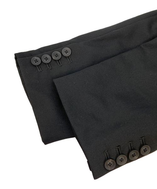 Yohji Yamamoto pour homme（ヨウジヤマモト プールオム）Yohji Yamamoto pour homme (ヨウジヤマモト プールオム) ウールギャバスタンドカラーロングジャケット ブラック サイズ:3の古着・服飾アイテム