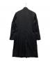 Yohji Yamamoto pour homme (ヨウジヤマモト プールオム) ウールギャバスタンドカラーロングジャケット ブラック サイズ:3：50000円