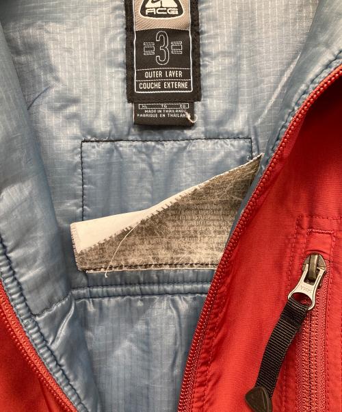 NIKE ACG（ナイキエーシージー）NIKE ACG (ナイキエーシージー) パフボール型ジャケット レッド サイズ:XLの古着・服飾アイテム