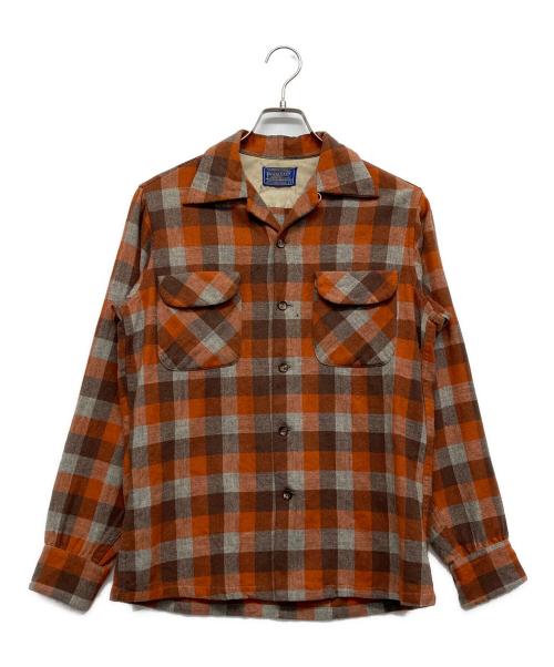 PENDLETON（ペンドルトン）PENDLETON (ペンドルトン) ボードシャツ オレンジ サイズ:Sの古着・服飾アイテム
