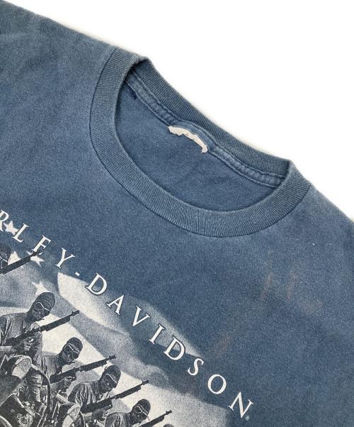 HARLEY-DAVIDSON（ハーレーダビッドソン）HARLEY-DAVIDSON (ハーレーダビッドソン) プリントTシャツ ネイビー サイズ:無しの古着・服飾アイテム