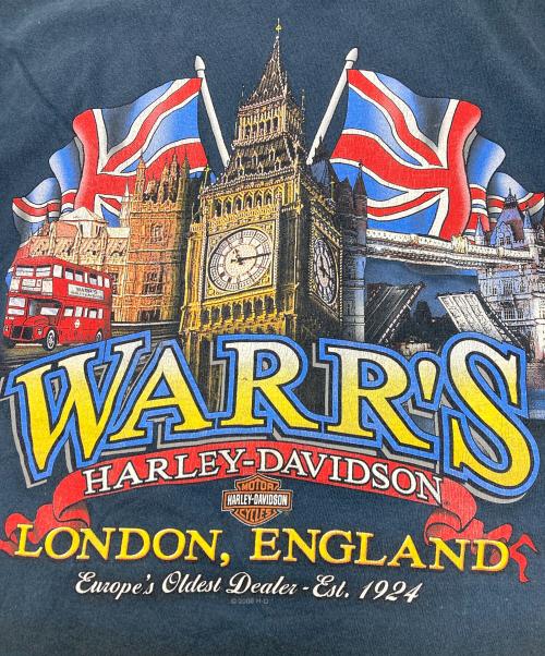 HARLEY-DAVIDSON（ハーレーダビッドソン）HARLEY-DAVIDSON (ハーレーダビッドソン) プリントTシャツ ネイビー サイズ:無しの古着・服飾アイテム