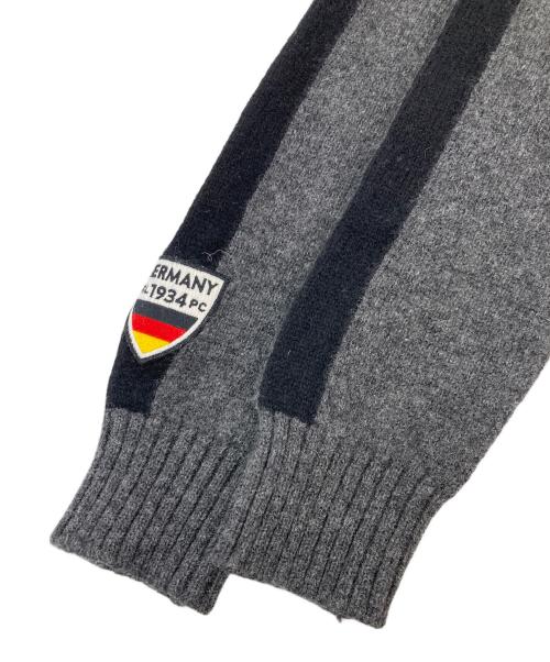 POLO RALPH LAUREN（ポロ・ラルフローレン）POLO RALPH LAUREN (ポロ・ラルフローレン) フルジップニット グレー サイズ:Lの古着・服飾アイテム