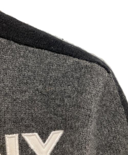 POLO RALPH LAUREN（ポロ・ラルフローレン）POLO RALPH LAUREN (ポロ・ラルフローレン) フルジップニット グレー サイズ:Lの古着・服飾アイテム