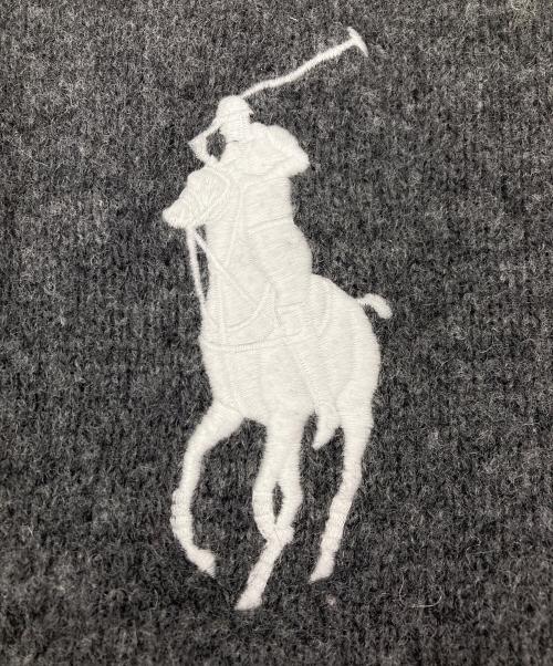 POLO RALPH LAUREN（ポロ・ラルフローレン）POLO RALPH LAUREN (ポロ・ラルフローレン) フルジップニット グレー サイズ:Lの古着・服飾アイテム