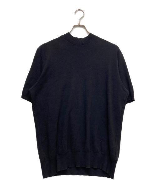 GICIPI（ジチピ）GICIPI (ジチピ) コットン半袖ニット ブラック サイズ:3の古着・服飾アイテム