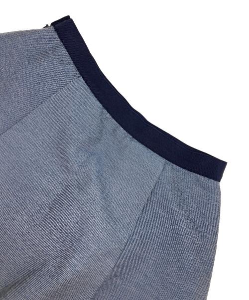 M'S GRACY（エムズグレイシー）M'S GRACY (エムズグレイシー) フレア ジャガードスカート ブルー サイズ:38の古着・服飾アイテム