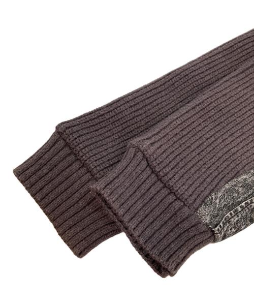 GRACE CONTINENTAL（グレースコンチネンタル）GRACE CONTINENTAL (グレースコンチネンタル) デニムフレアニットトップ ブラック サイズ:36の古着・服飾アイテム