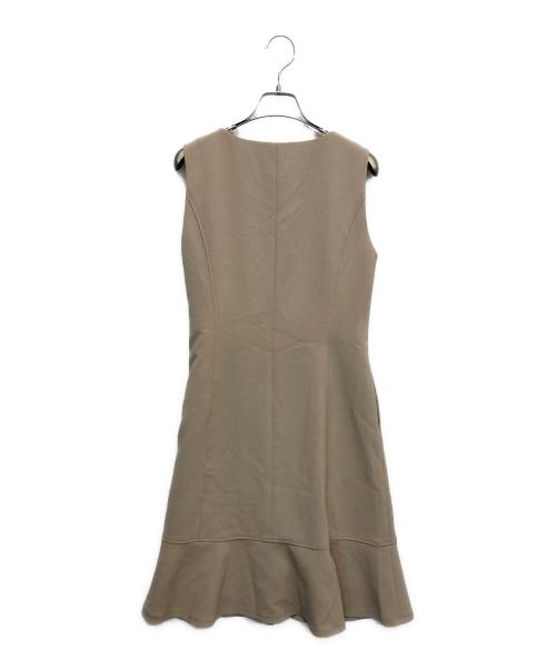 M'S GRACY（エムズグレイシー）M'S GRACY (エムズグレイシー) ノースリーブワンピース ベージュ サイズ:36の古着・服飾アイテム