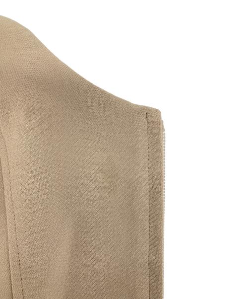 M'S GRACY（エムズグレイシー）M'S GRACY (エムズグレイシー) ノースリーブワンピース ベージュ サイズ:36の古着・服飾アイテム