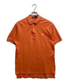 POLO RALPH LAUREN（ポロ・ラルフローレン）の古着「半袖ポロシャツ」｜オレンジ