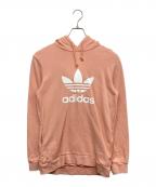 adidasアディダス）の古着「ロゴパーカー」｜ピンク