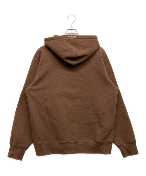 SUPREME（シュプリーム）Supreme (シュプリーム) Sロゴ フーデッド スウェットシャツ ブラウン サイズ:Mの古着・服飾アイテム