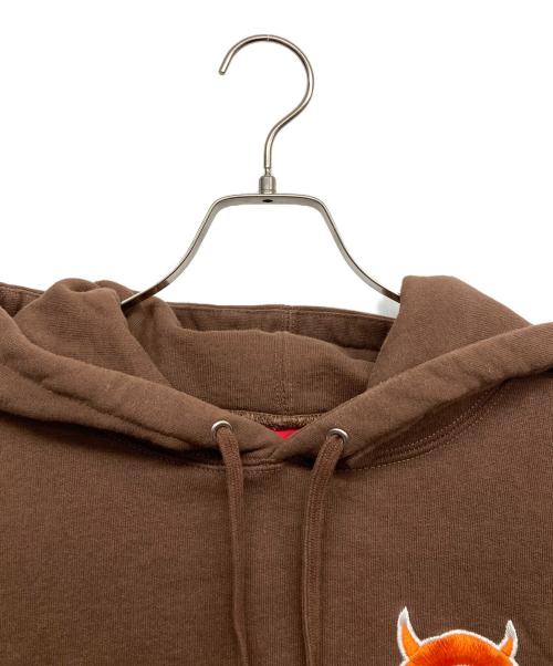 SUPREME（シュプリーム）Supreme (シュプリーム) Sロゴ フーデッド スウェットシャツ ブラウン サイズ:Mの古着・服飾アイテム