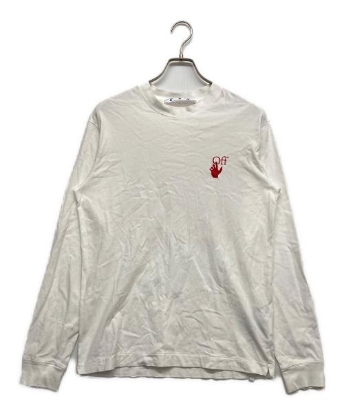 OFFWHITE（オフホワイト）OFFWHITE (オフホワイト) クロスアローロゴカットソー ホワイト サイズ:Sの古着・服飾アイテム