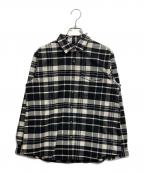 THE NORTH FACEザ ノース フェイス）の古着「ロングスリーブストレッチフランネルシャツ」｜ブラック