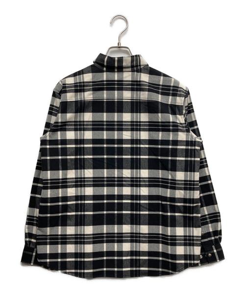 THE NORTH FACE（ザ ノース フェイス）THE NORTH FACE (ザ ノース フェイス) ロングスリーブストレッチフランネルシャツ ブラック サイズ:Mの古着・服飾アイテム