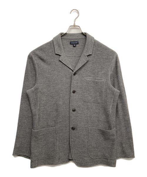 LAND'S END（ランズエンド）LAND'S END (ランズエンド) ニットジャケット グレー サイズ:AB7の古着・服飾アイテム