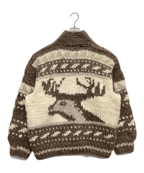 MARK（マーク）MARK (マーク) カウチンニットカーディガン ブラウン サイズ:無しの古着・服飾アイテム