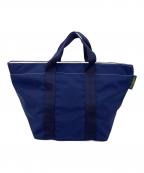 Herve Chapelierエルベシャプリエ）の古着「舟型 トートバッグ」｜ネイビー