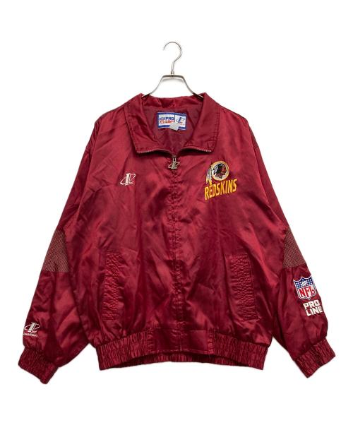NFL（エヌエフエル）NFL (エヌエフエル) 90ｓ REDSKINS ジップアップジャケット レッド サイズ:Lの古着・服飾アイテム