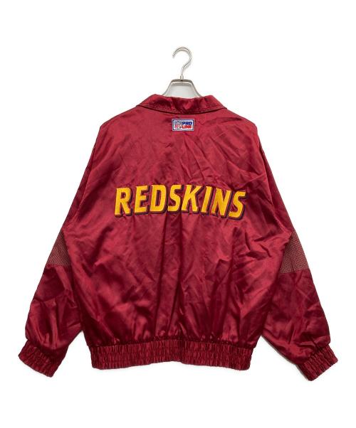 NFL（エヌエフエル）NFL (エヌエフエル) 90ｓ REDSKINS ジップアップジャケット レッド サイズ:Lの古着・服飾アイテム