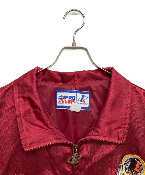 NFL（エヌエフエル）NFL (エヌエフエル) 90ｓ REDSKINS ジップアップジャケット レッド サイズ:Lの古着・服飾アイテム