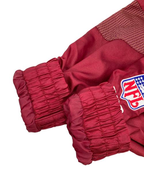 NFL（エヌエフエル）NFL (エヌエフエル) 90ｓ REDSKINS ジップアップジャケット レッド サイズ:Lの古着・服飾アイテム