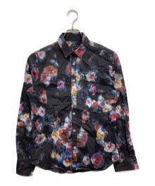 PAUL SMITH（ポールスミス）の古着「総柄シャツ」｜ブラック