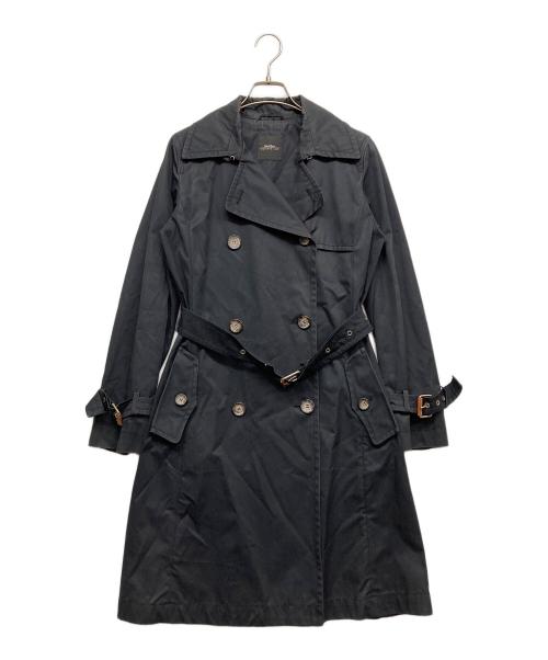 Max Mara WEEK END LINE（マックスマーラ ウイークエンドライン）MAX MARA WEEK END LINE (マックスマーラ ウイークエンドライン) ナイロントレンチコート ブラック サイズ:38の古着・服飾アイテム
