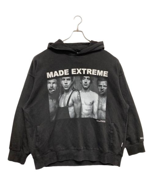 MADEEEXTREME（メイドエクストリーム）MADEEEXTREME (メイドエクストリーム) プリントパーカー ブラック サイズ:XXLの古着・服飾アイテム