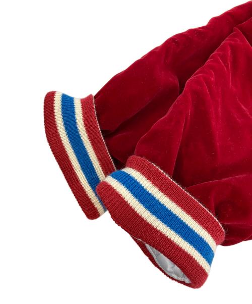 BILLVAN（ビルバン）BILLVAN (ビルバン) リバーシブル別珍スカジャン レッド サイズ:40の古着・服飾アイテム