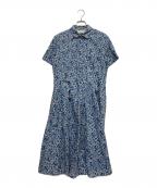 WEEKEND Max Mara×LIBERTYウィークエンド マックスマーラ×リバティ）の古着「ブラウスワンピース」｜ブルー