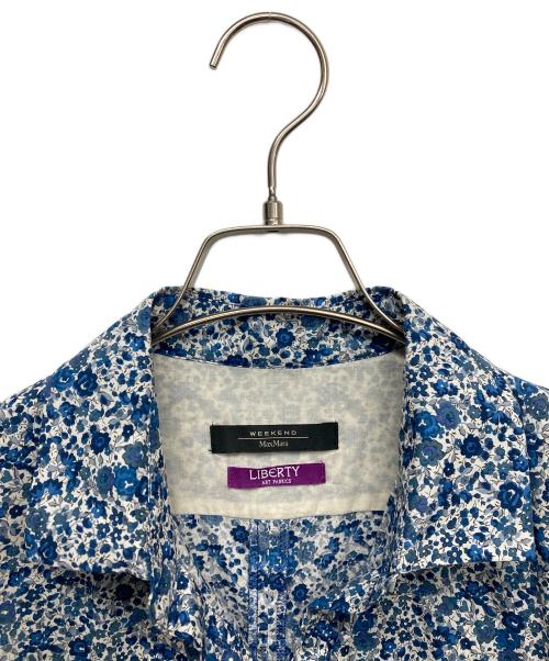 WEEKEND Max Mara（ウィークエンド マックスマーラ）Weekend Max Mara (ウィークエンド マックスマーラ) LIBERTY (リバティ) ブラウスワンピース ブルー サイズ:不明の古着・服飾アイテム